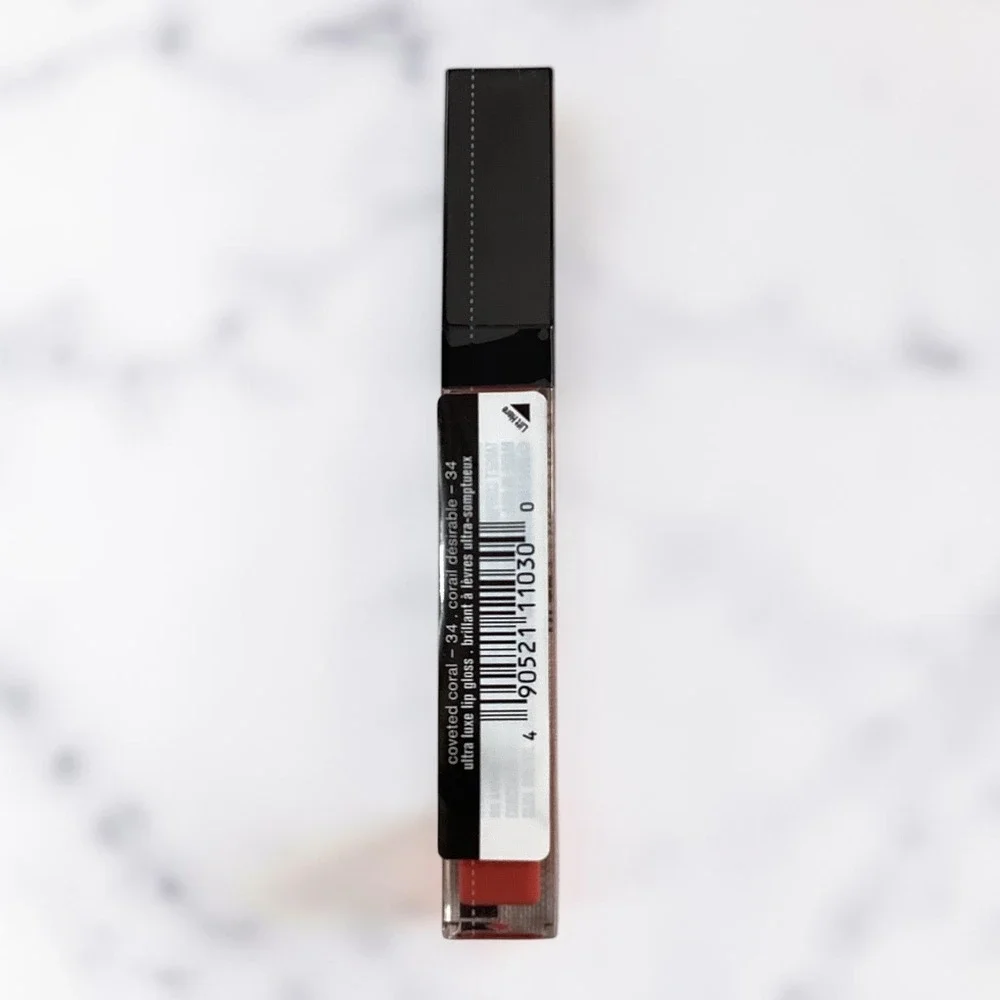 Sonia‎ Kashuk Ultra Luxe Lip Gloss Coveted Coral 34 Full Size .14oz